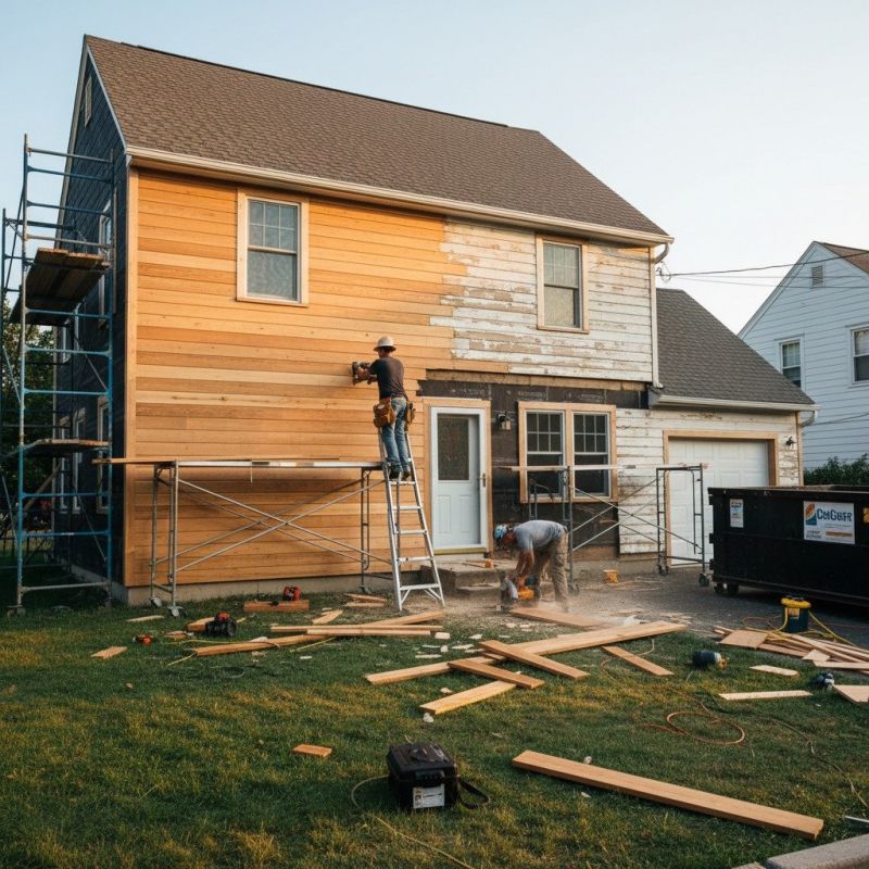 Wood Composite Siding Service detail