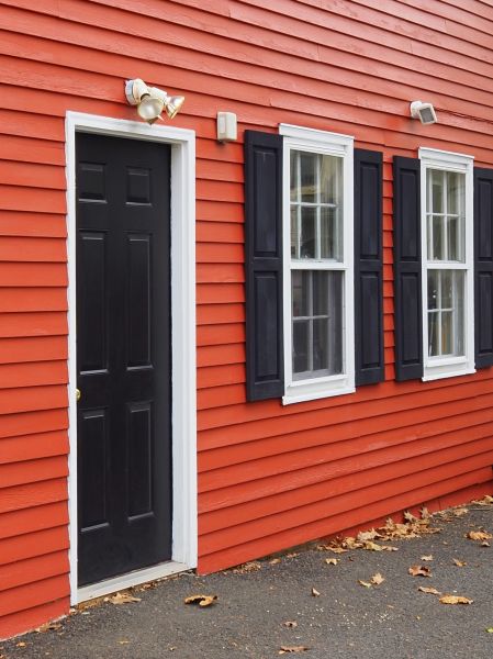Red Vinyl Siding Installation in Carlsbad